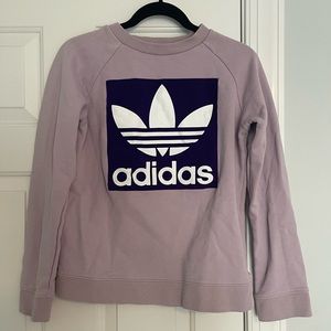 Adidas Lavender Pullover Sweatshirt
